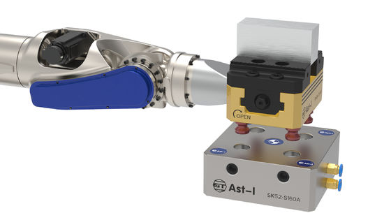 Твердый стальной пневматический зажимной поддон с нулевой точкой 0,005 мм 4,0 кг
