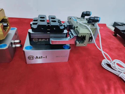 Пунктов твердой стали пневматический нул зажимая пневматические тиски паллета 0.005mm пневматические